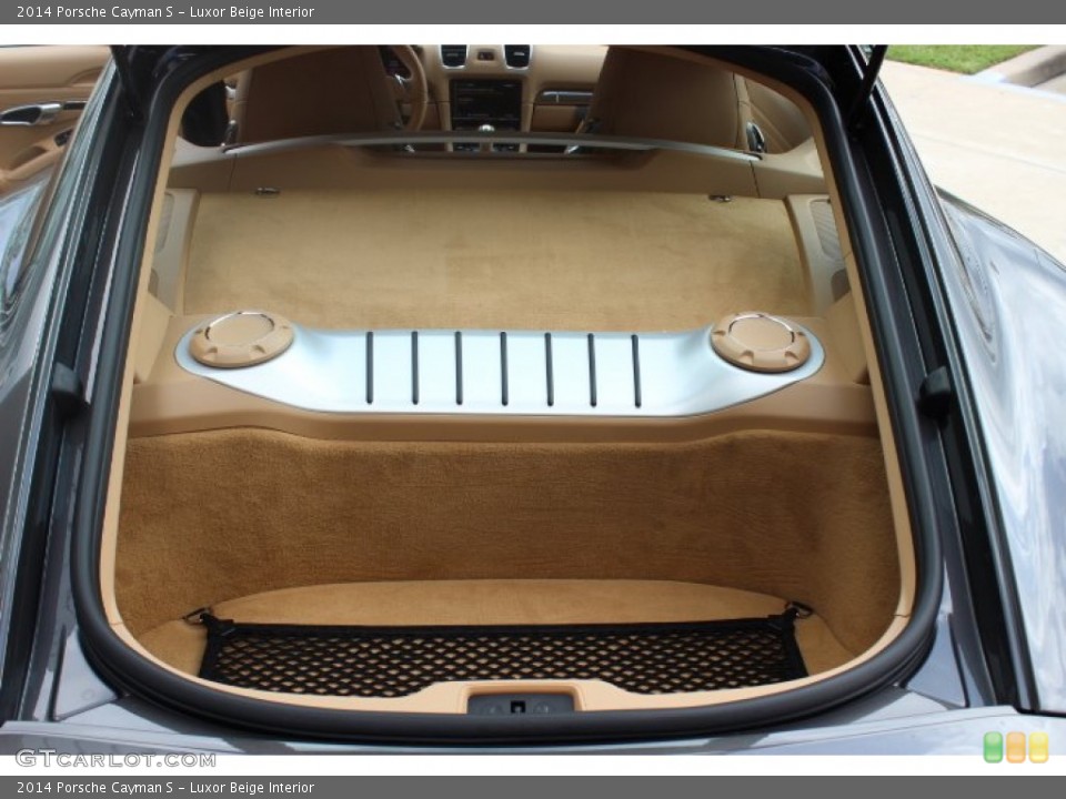 Luxor Beige Interior Trunk for the 2014 Porsche Cayman S #86310759
