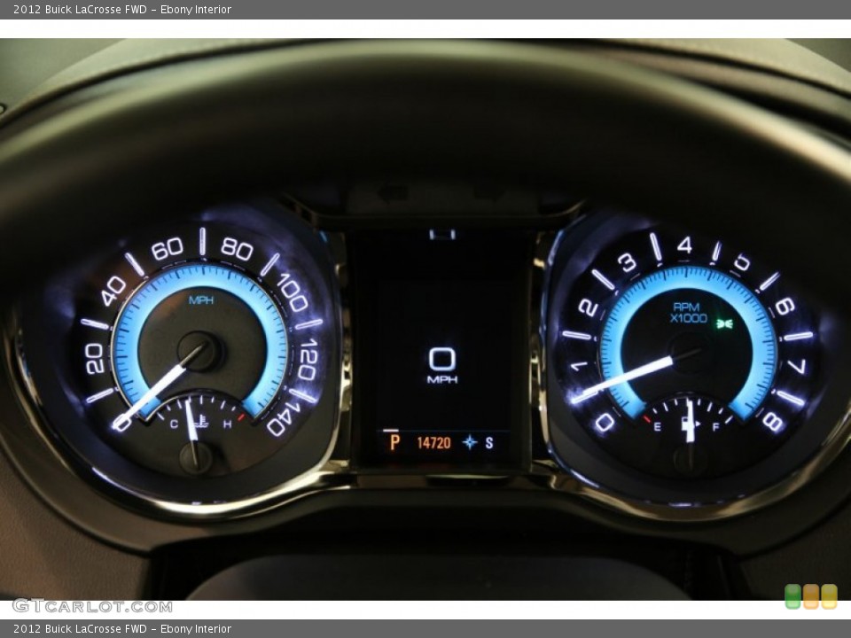 Ebony Interior Gauges for the 2012 Buick LaCrosse FWD #86311020