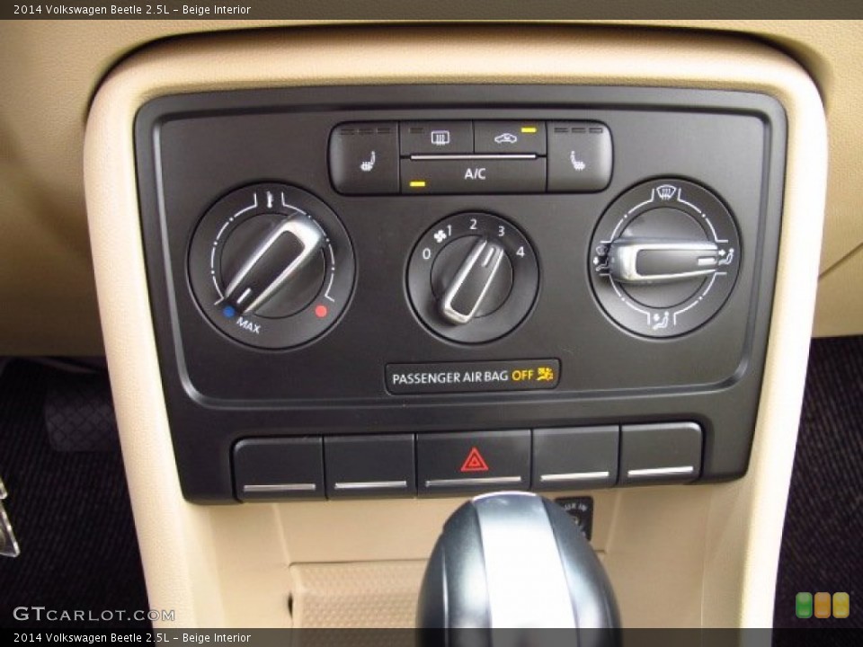 Beige Interior Controls for the 2014 Volkswagen Beetle 2.5L #86312493
