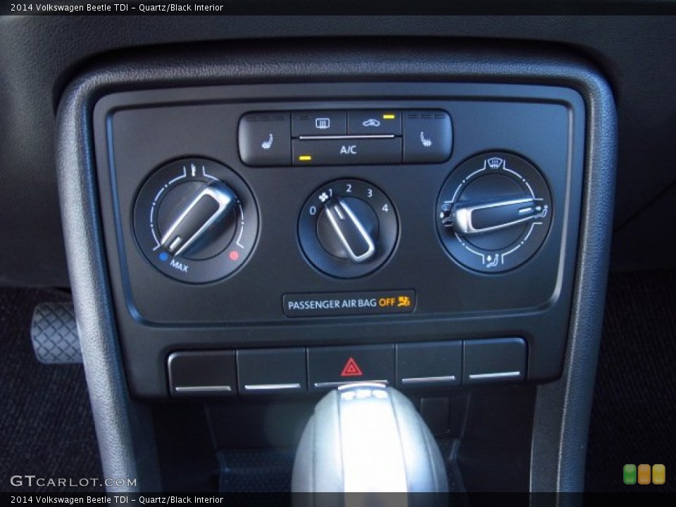 Quartz/Black Interior Controls for the 2014 Volkswagen Beetle TDI #86312691