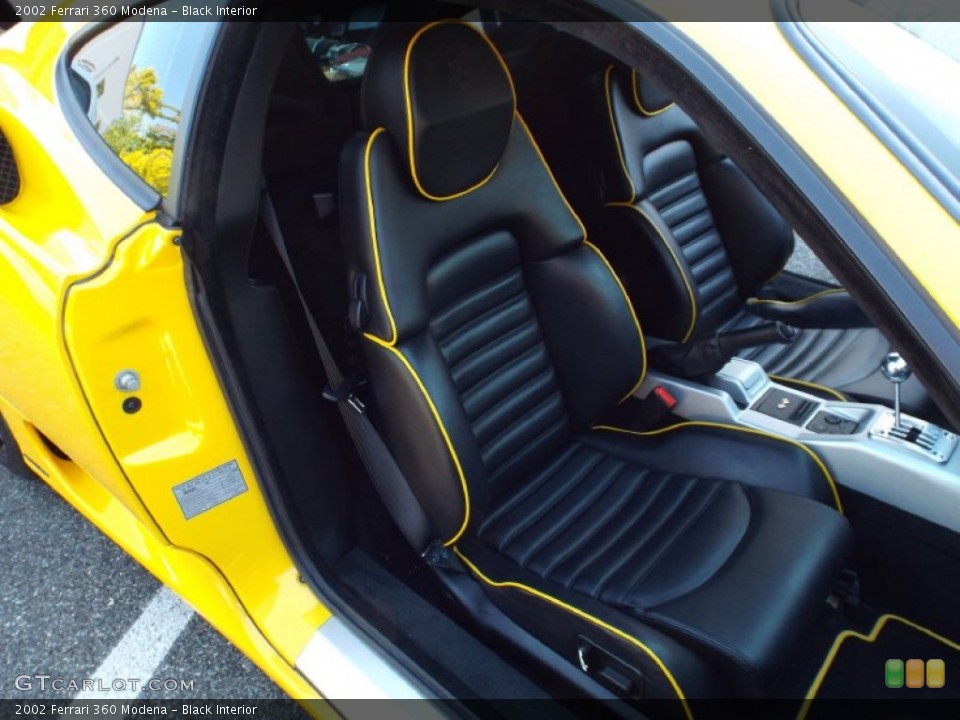 Black Interior Front Seat for the 2002 Ferrari 360 Modena #86315425
