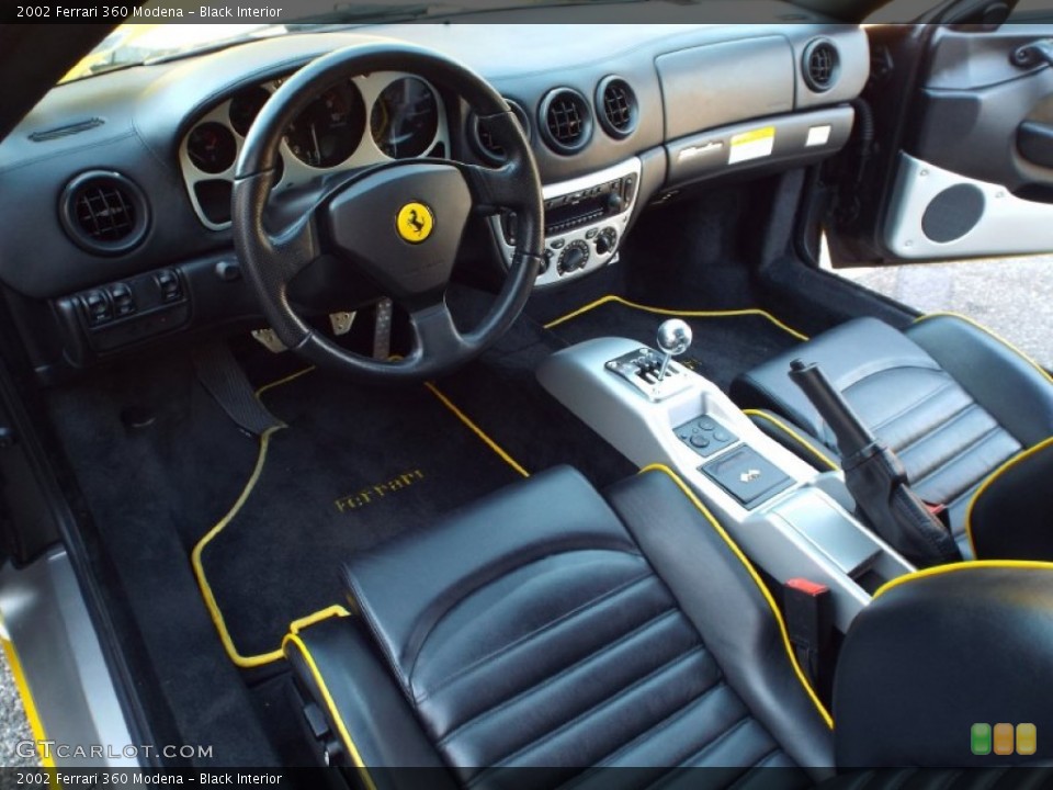 Black Interior Prime Interior for the 2002 Ferrari 360 Modena #86315689