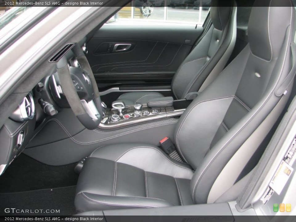 designo Black Interior Photo for the 2012 Mercedes-Benz SLS AMG #86324515