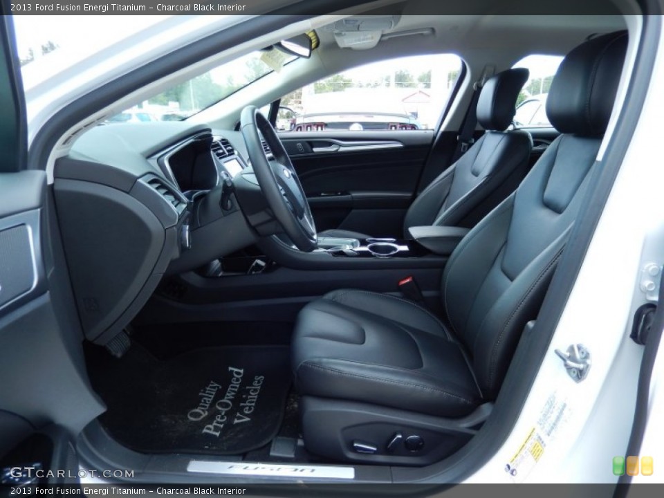Charcoal Black Interior Photo for the 2013 Ford Fusion Energi Titanium #86325403