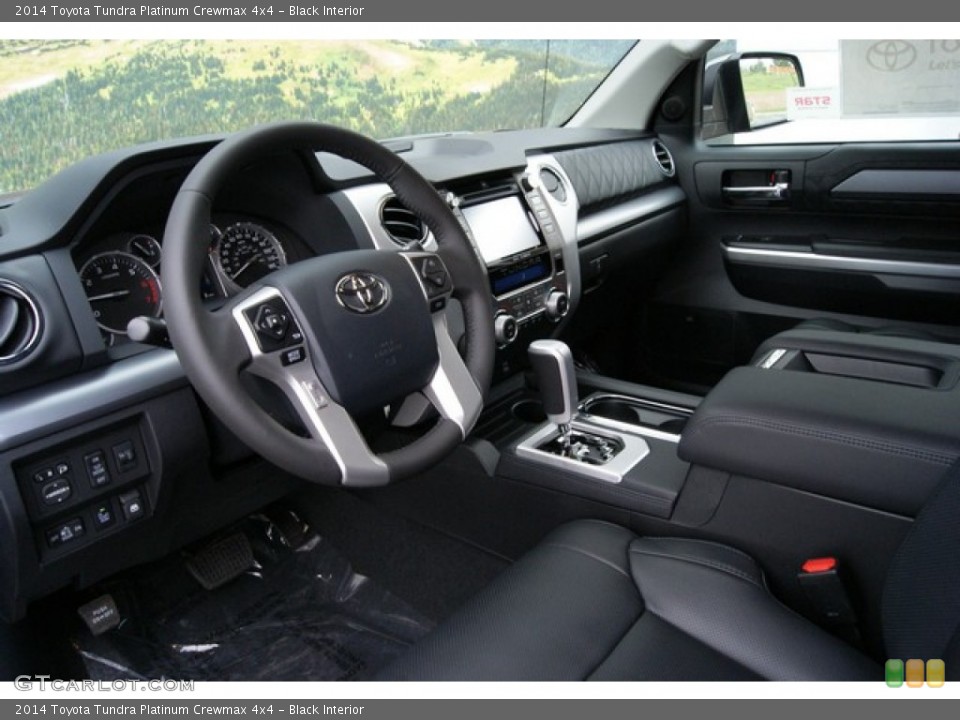 Black Interior Photo for the 2014 Toyota Tundra Platinum Crewmax 4x4 #86325790