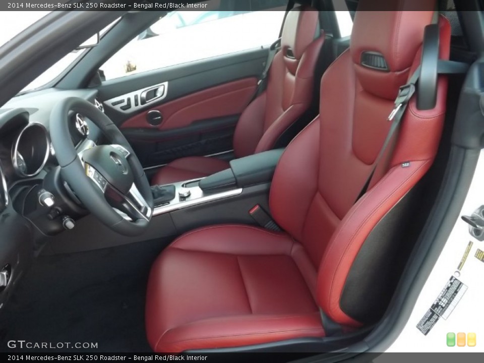 Bengal Red/Black 2014 Mercedes-Benz SLK Interiors
