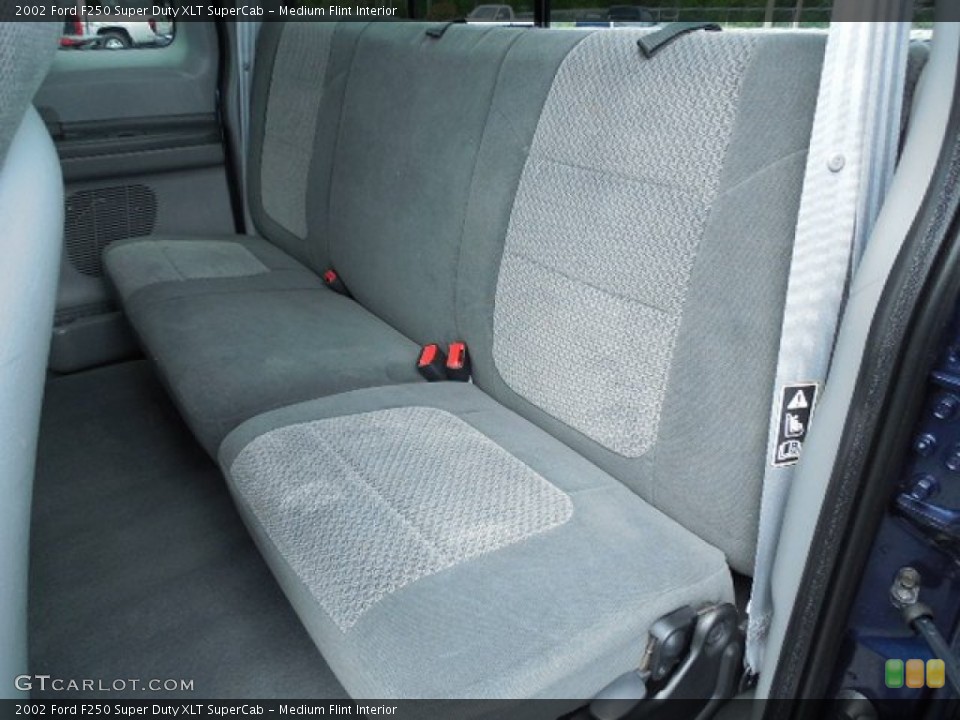 Medium Flint Interior Rear Seat for the 2002 Ford F250 Super Duty XLT SuperCab #86328145