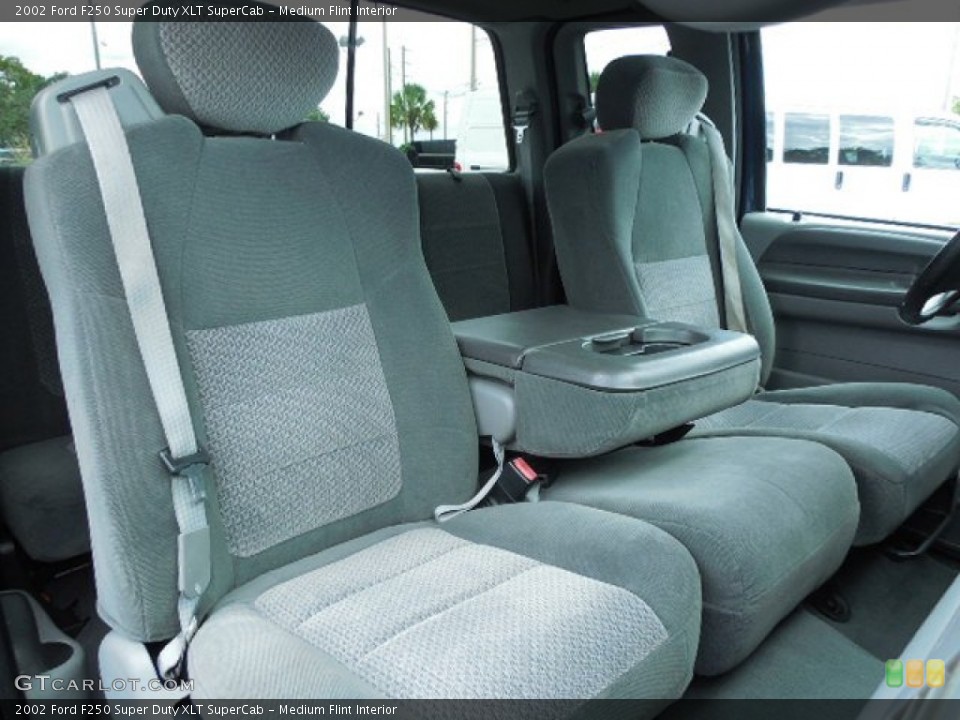 Medium Flint Interior Front Seat for the 2002 Ford F250 Super Duty XLT SuperCab #86328336