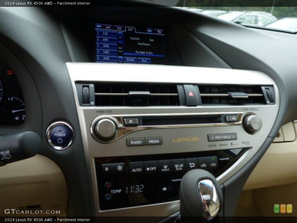 Parchment Interior Controls for the 2014 Lexus RX 450h AWD #86336620