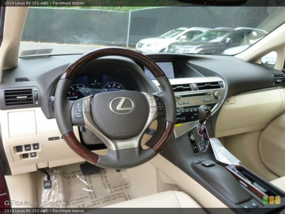 Parchment Interior Dashboard for the 2014 Lexus RX 350 AWD #86337007