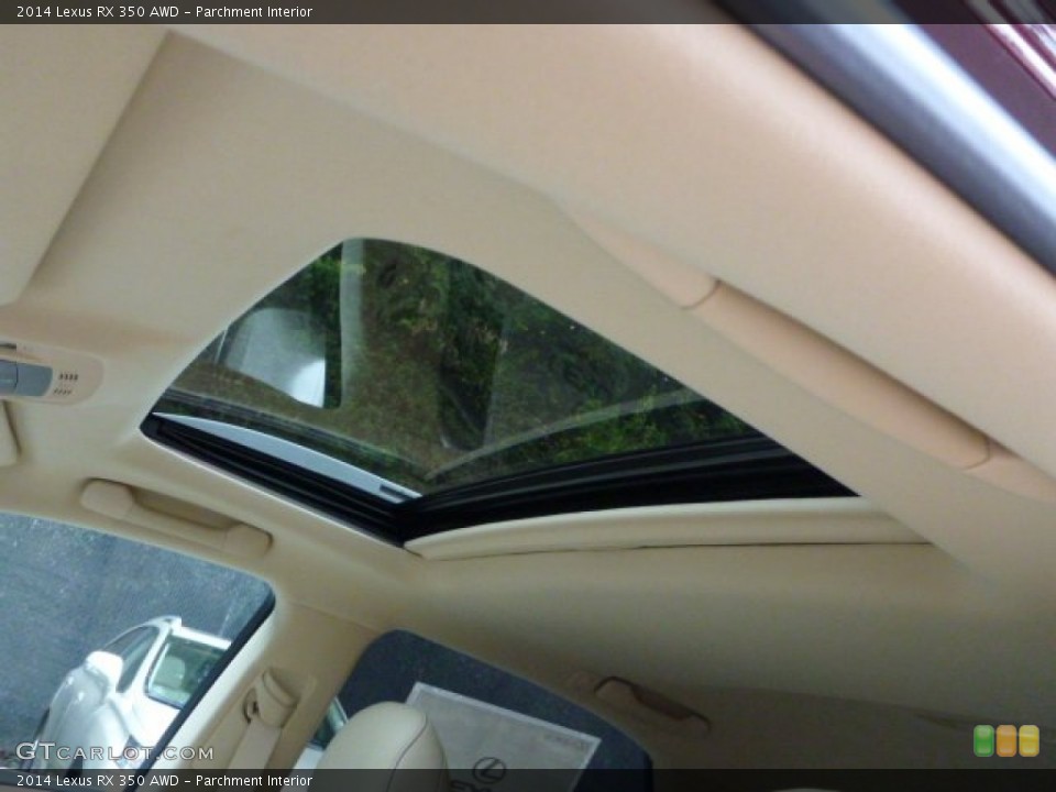 Parchment Interior Sunroof for the 2014 Lexus RX 350 AWD #86337079
