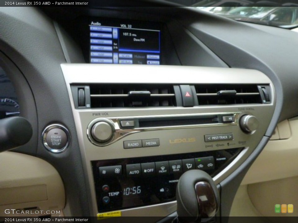 Parchment Interior Controls for the 2014 Lexus RX 350 AWD #86337172