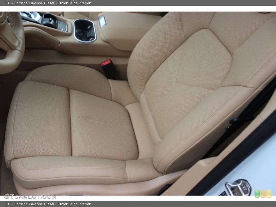 Luxor Beige Interior Front Seat for the 2014 Porsche Cayenne Diesel #86337523