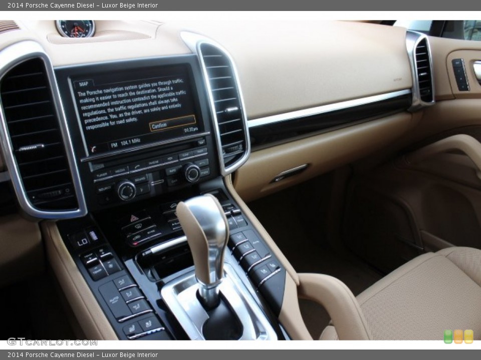 Luxor Beige Interior Controls for the 2014 Porsche Cayenne Diesel #86337574