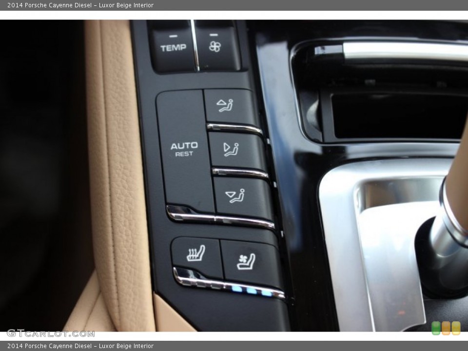 Luxor Beige Interior Controls for the 2014 Porsche Cayenne Diesel #86337768