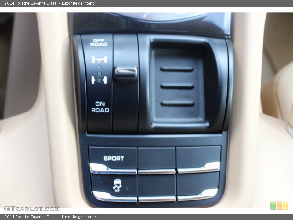 Luxor Beige Interior Controls for the 2014 Porsche Cayenne Diesel #86337823