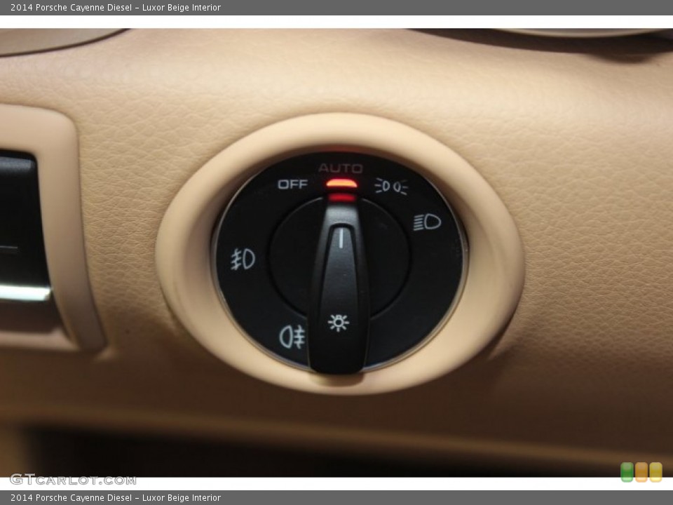 Luxor Beige Interior Controls for the 2014 Porsche Cayenne Diesel #86337859