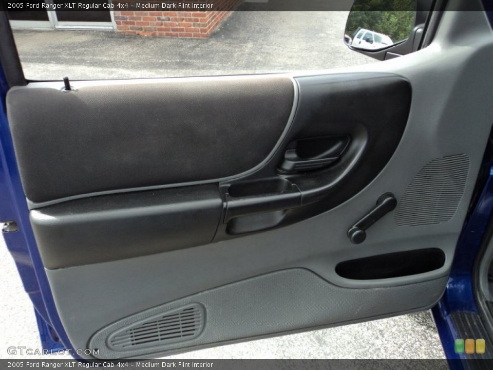 Medium Dark Flint Interior Door Panel for the 2005 Ford Ranger XLT Regular Cab 4x4 #86338483