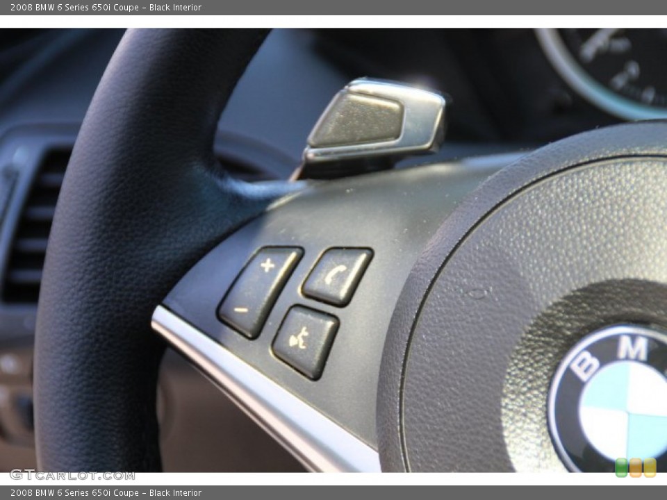 Black Interior Controls for the 2008 BMW 6 Series 650i Coupe #86338507