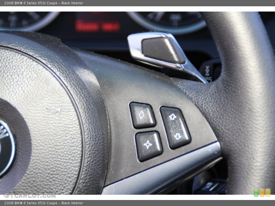 Black Interior Controls for the 2008 BMW 6 Series 650i Coupe #86338531