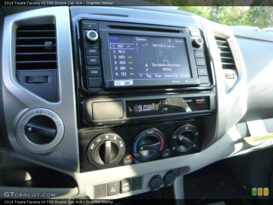 Graphite Interior Controls for the 2014 Toyota Tacoma V6 TRD Double Cab 4x4 #86340772