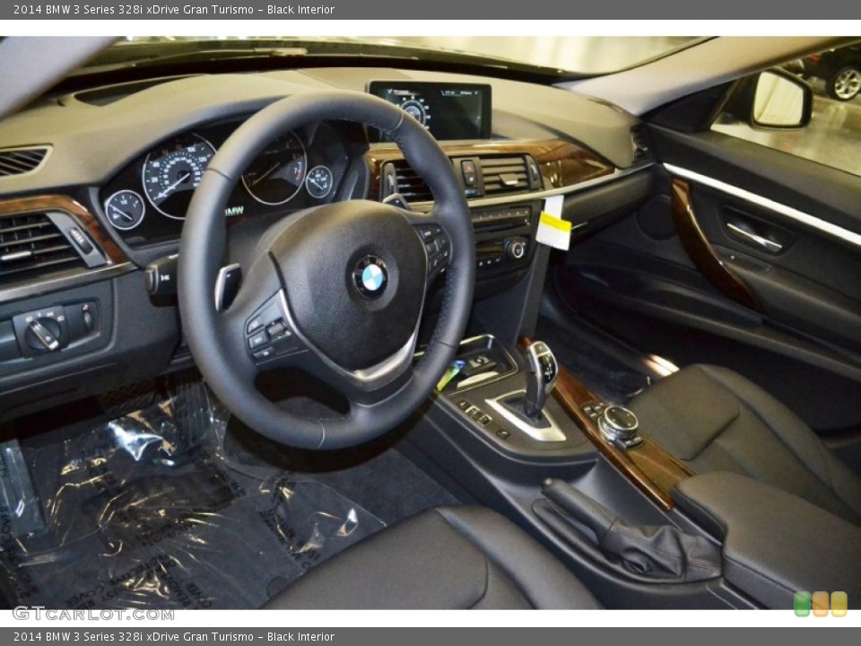 Black Interior Prime Interior for the 2014 BMW 3 Series 328i xDrive Gran Turismo #86341642