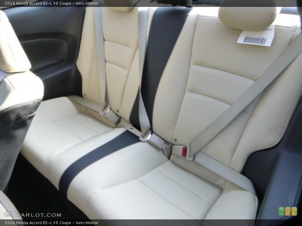 Ivory Interior Rear Seat for the 2014 Honda Accord EX-L V6 Coupe #86352385
