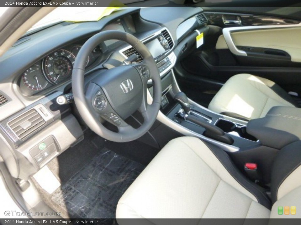 Ivory Interior Prime Interior for the 2014 Honda Accord EX-L V6 Coupe #86352418
