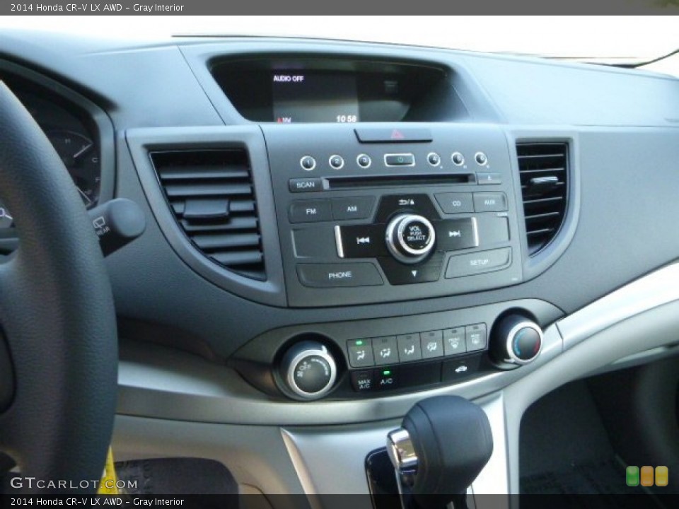 Gray Interior Controls for the 2014 Honda CR-V LX AWD #86352724