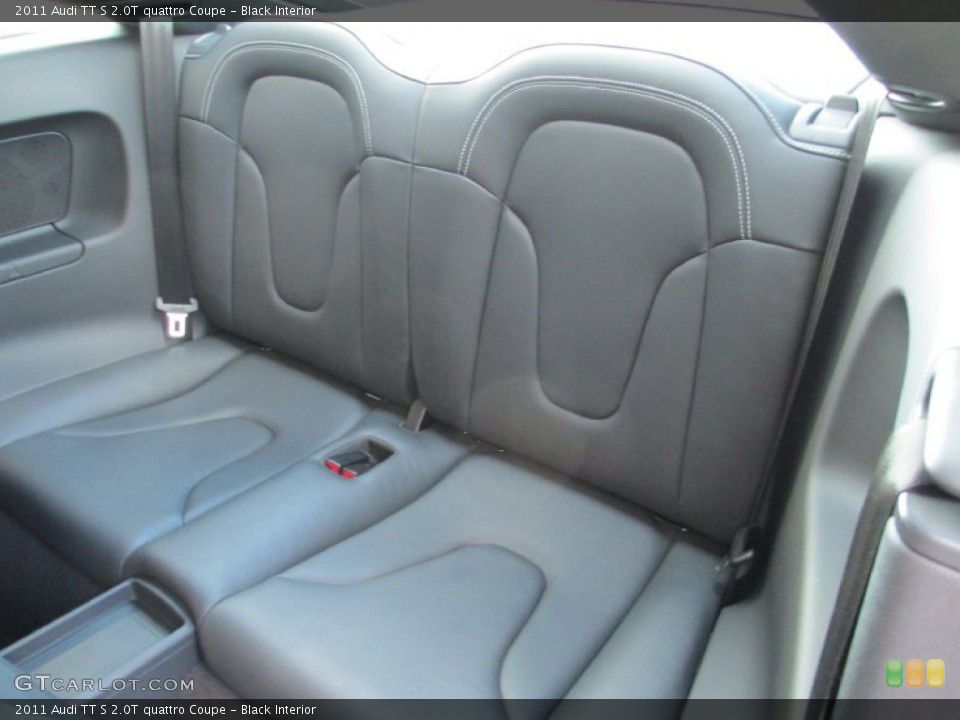 Black Interior Rear Seat for the 2011 Audi TT S 2.0T quattro Coupe #86353495
