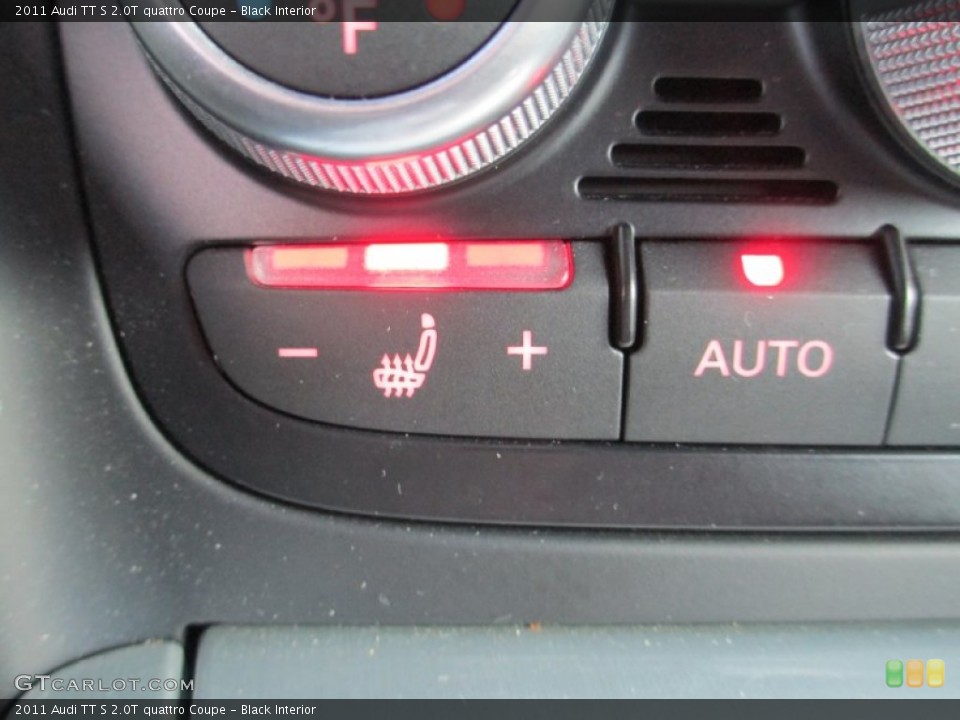 Black Interior Controls for the 2011 Audi TT S 2.0T quattro Coupe #86353510
