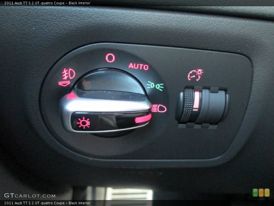 Black Interior Controls for the 2011 Audi TT S 2.0T quattro Coupe #86353519