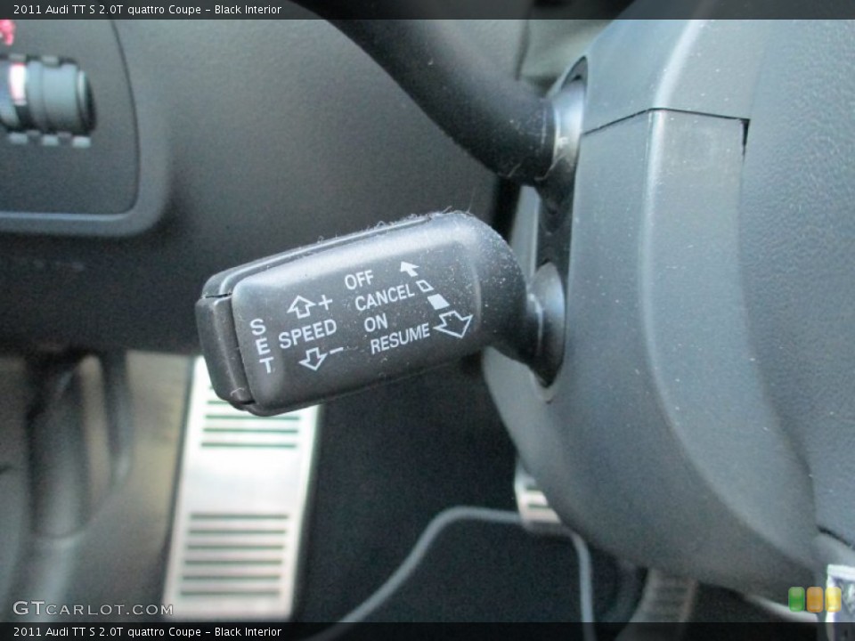 Black Interior Controls for the 2011 Audi TT S 2.0T quattro Coupe #86353534
