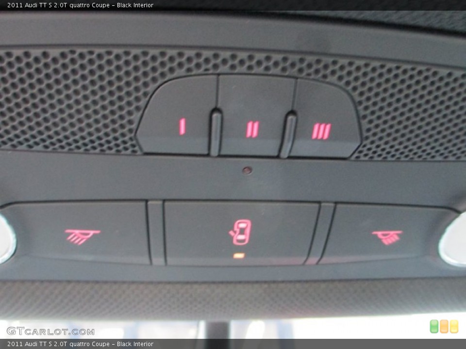 Black Interior Controls for the 2011 Audi TT S 2.0T quattro Coupe #86353555