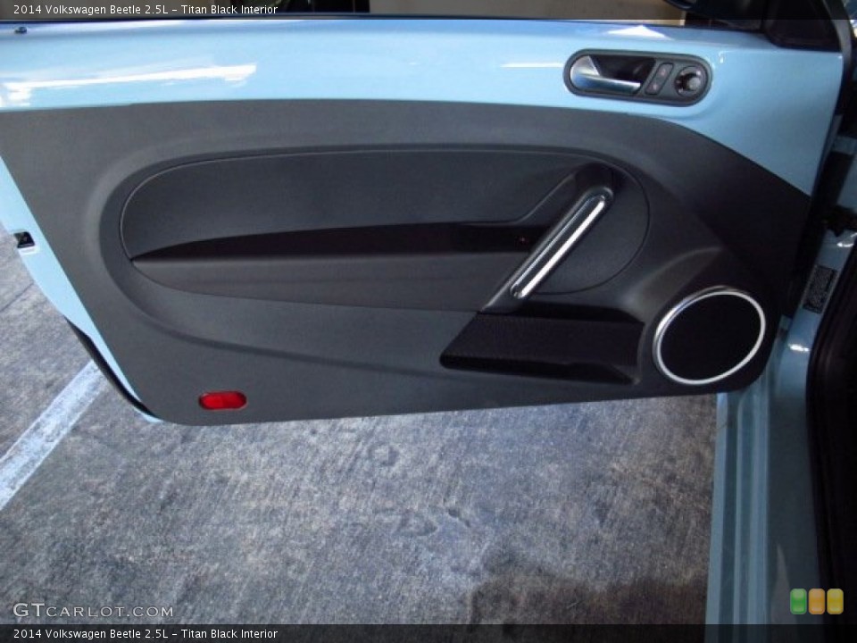 Titan Black Interior Door Panel for the 2014 Volkswagen Beetle 2.5L #86355756