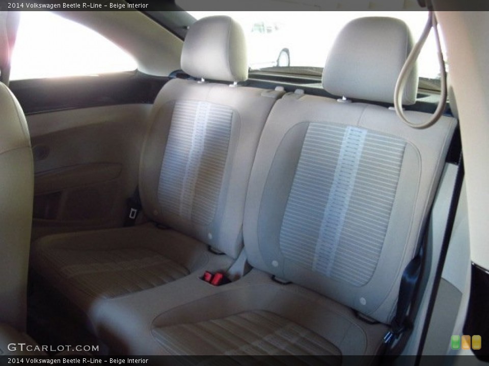 Beige Interior Rear Seat for the 2014 Volkswagen Beetle R-Line #86356797
