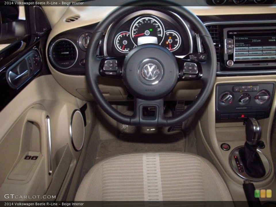 Beige Interior Dashboard for the 2014 Volkswagen Beetle R-Line #86356821