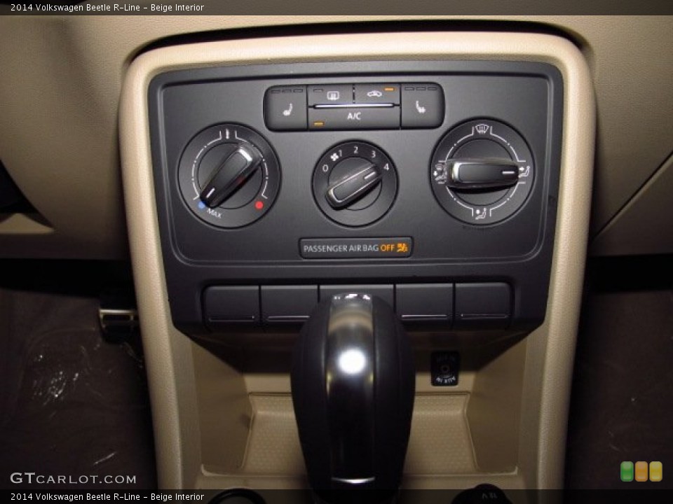 Beige Interior Controls for the 2014 Volkswagen Beetle R-Line #86356947