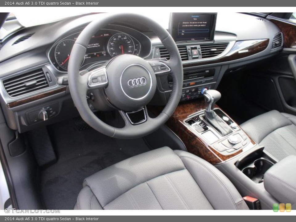 Black Interior Prime Interior for the 2014 Audi A6 3.0 TDI quattro Sedan #86358063