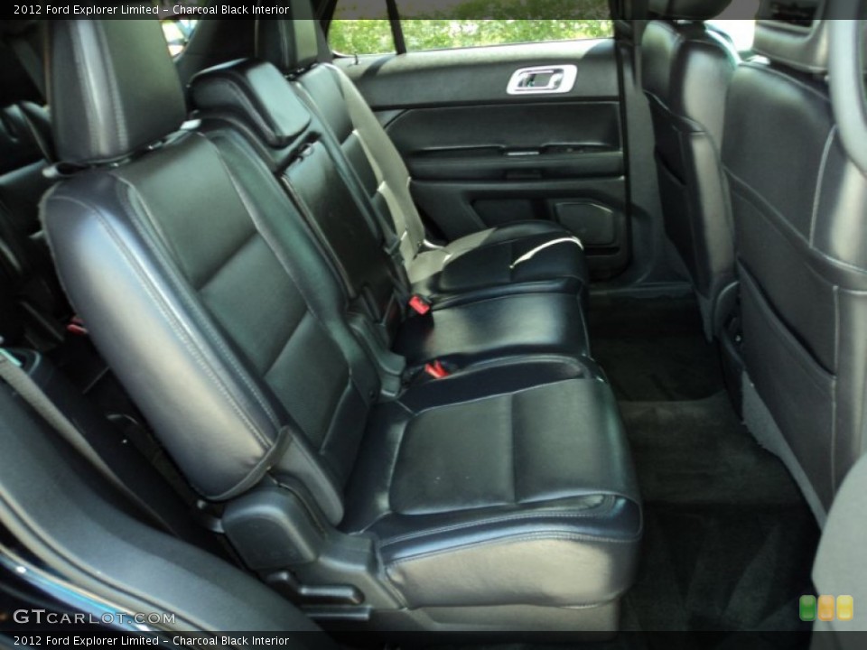 Charcoal Black Interior Rear Seat for the 2012 Ford Explorer Limited #86359186