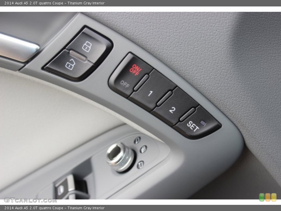 Titanium Gray Interior Controls for the 2014 Audi A5 2.0T quattro Coupe #86364603