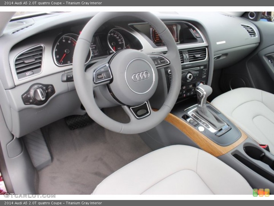 Titanium Gray Interior Photo for the 2014 Audi A5 2.0T quattro Coupe #86364630