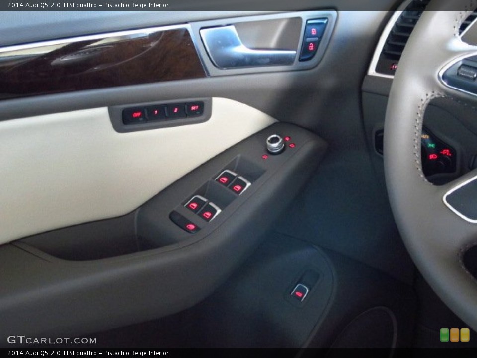 Pistachio Beige Interior Controls for the 2014 Audi Q5 2.0 TFSI quattro #86364747