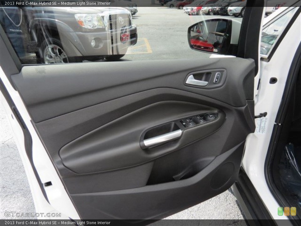 Medium Light Stone Interior Door Panel for the 2013 Ford C-Max Hybrid SE #86365005