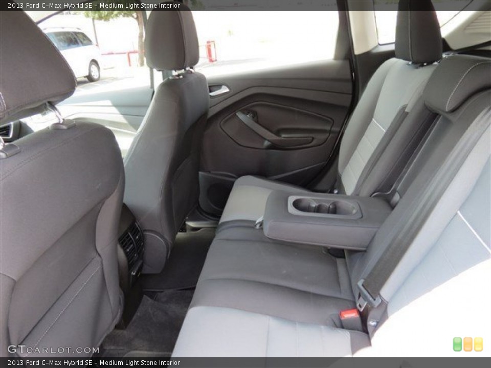 Medium Light Stone Interior Rear Seat for the 2013 Ford C-Max Hybrid SE #86365053
