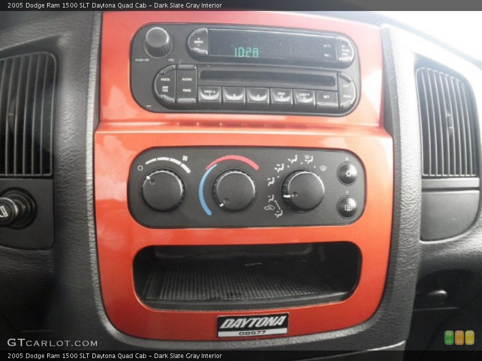 Dark Slate Gray Interior Controls for the 2005 Dodge Ram 1500 SLT Daytona Quad Cab #86367177