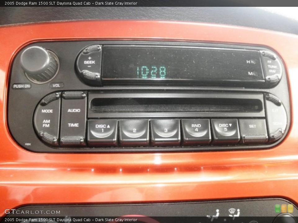 Dark Slate Gray Interior Audio System for the 2005 Dodge Ram 1500 SLT Daytona Quad Cab #86367201