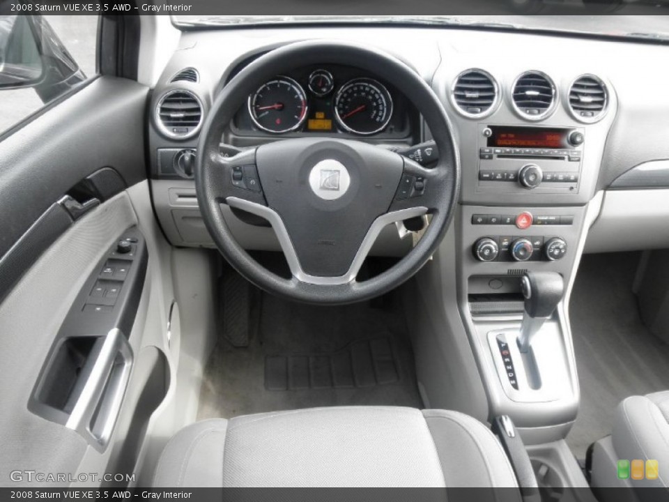 Gray Interior Dashboard for the 2008 Saturn VUE XE 3.5 AWD #86368800