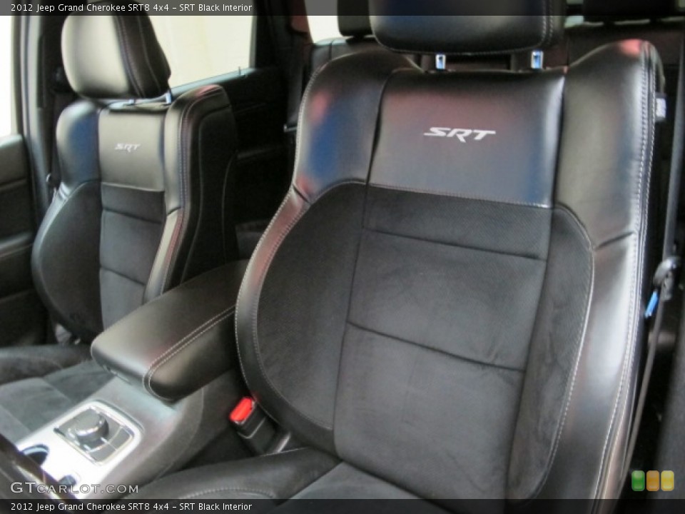 SRT Black Interior Front Seat for the 2012 Jeep Grand Cherokee SRT8 4x4 #86370825