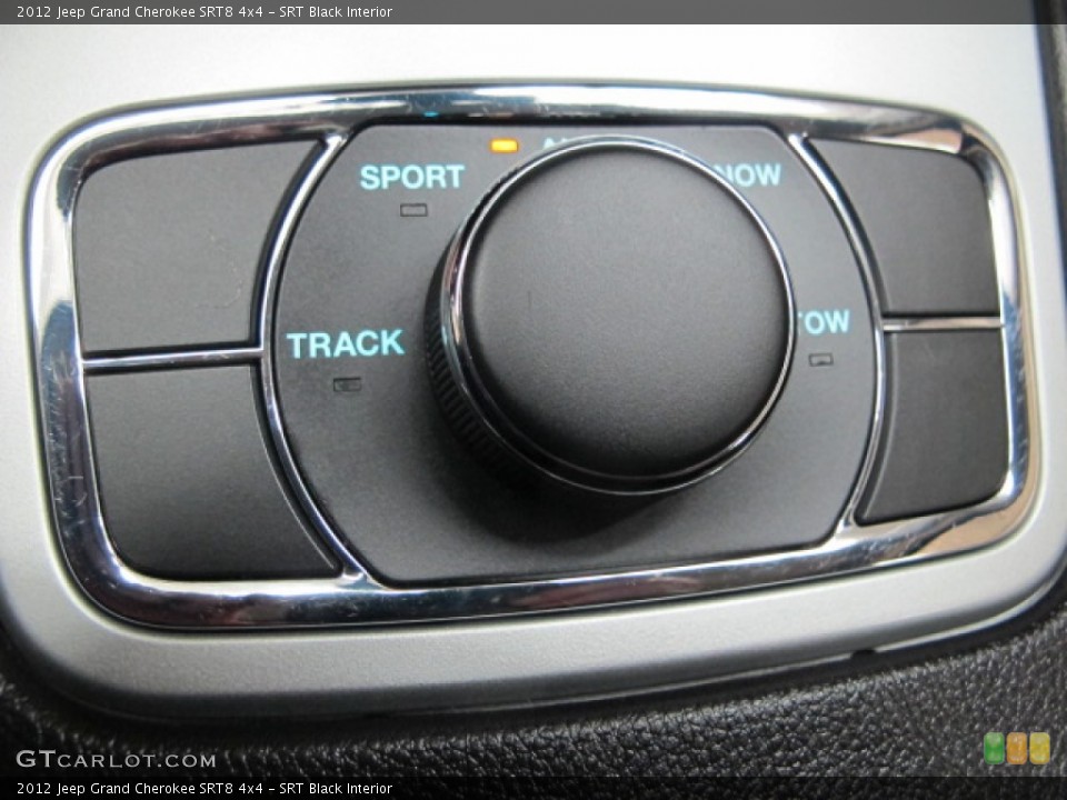 SRT Black Interior Controls for the 2012 Jeep Grand Cherokee SRT8 4x4 #86371206